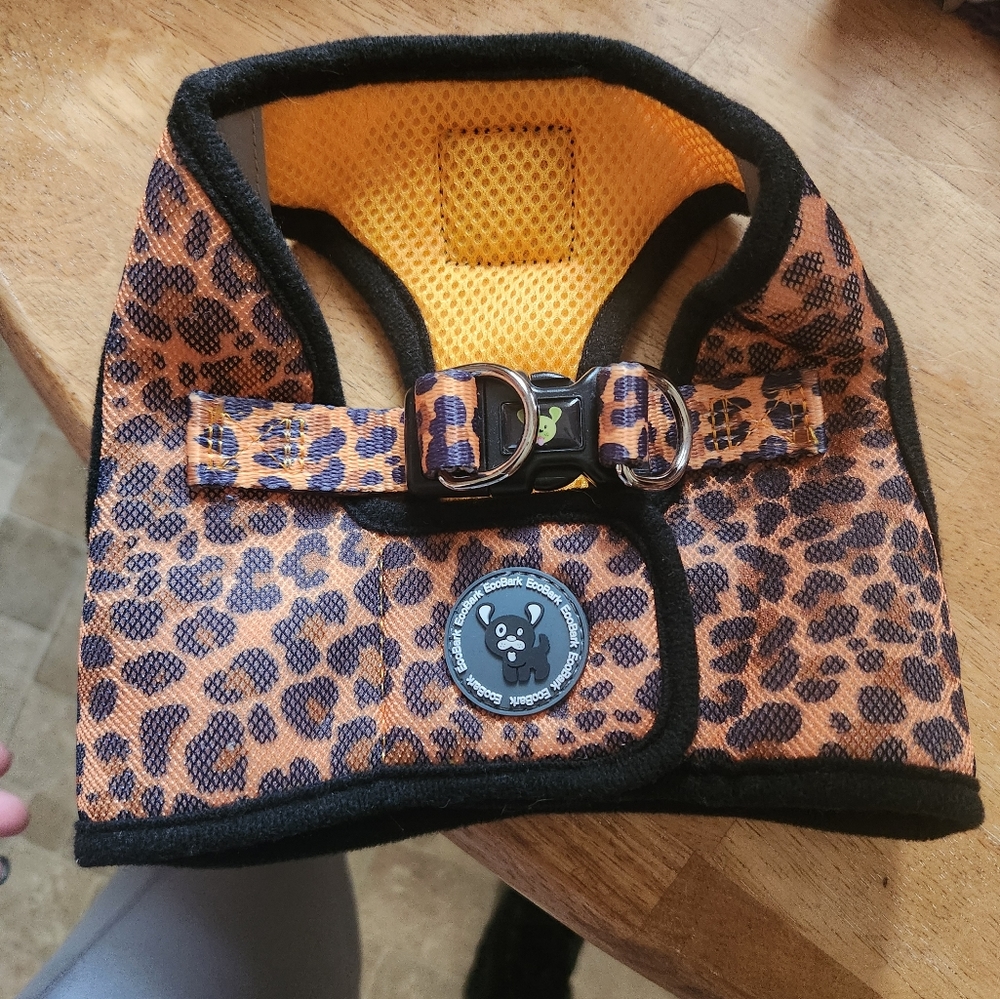 Cheetah dog harness Medium